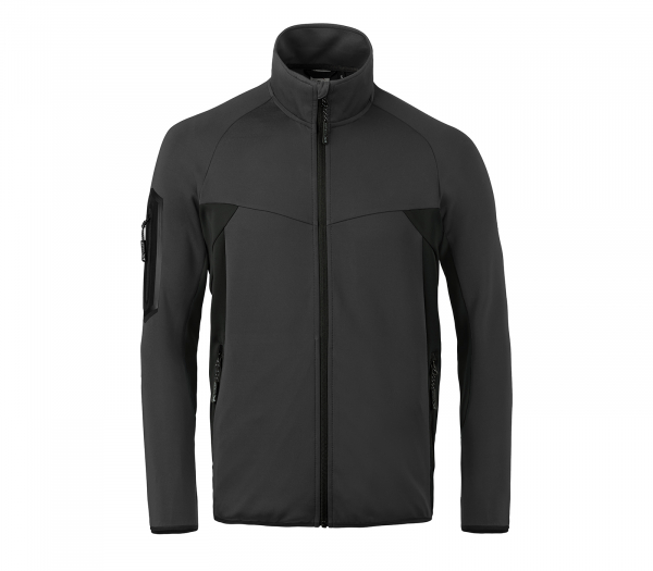KÜBLER- Athletiq Stretchjacke, ca. 260g/m², anthrazit/ schwarz