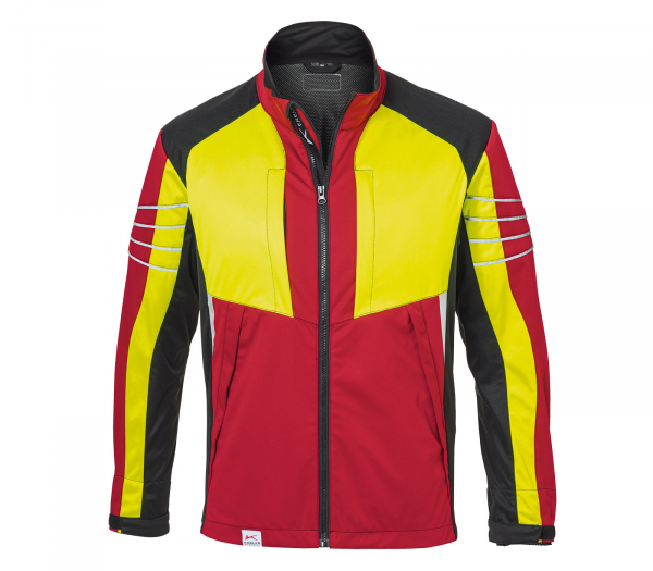 KÜBLER FOREST Ultrashell Jacke Pro, rot/warngelb