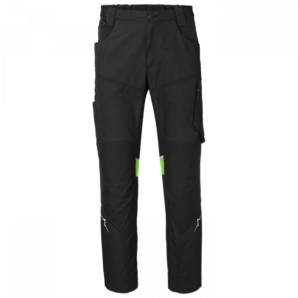 KÜBLER-PULSE LIGHT Bundhose, ca. 285g/m², schwarz/neongrün
