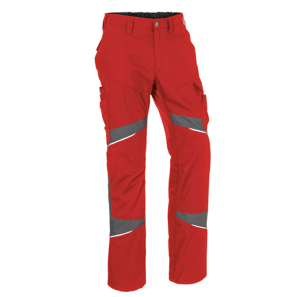 KÜBLER ACTIVIQ cotton+ Hose, mittelrot/anthrazit