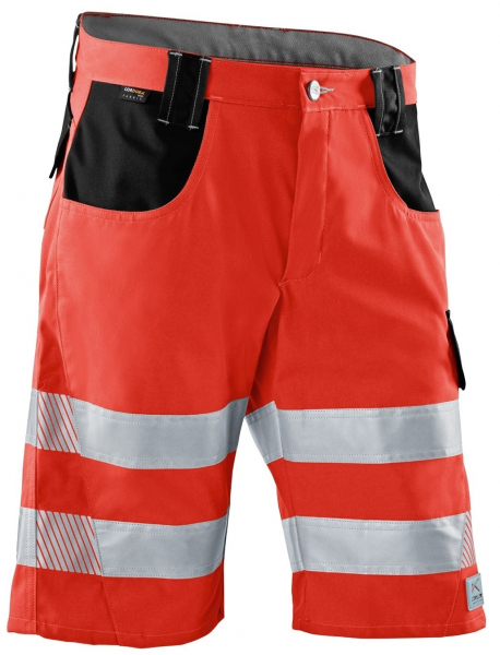 KÜBLER-Warnschutz, REFLECTIQ Shorts, warnrot / schwarz