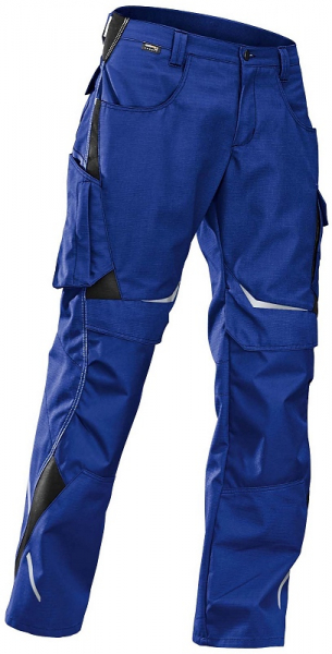 KÜBLER-Workwear, Arbeits-Berufs-Bund-Hose High,PULSSCHLAG kornblau/schwarz