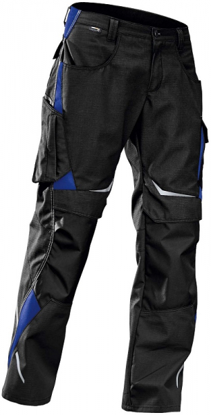 KÜBLER-Workwear, Arbeits-Berufs-Bund-Hose, High PULSSCHLAG schwarz/kornblau