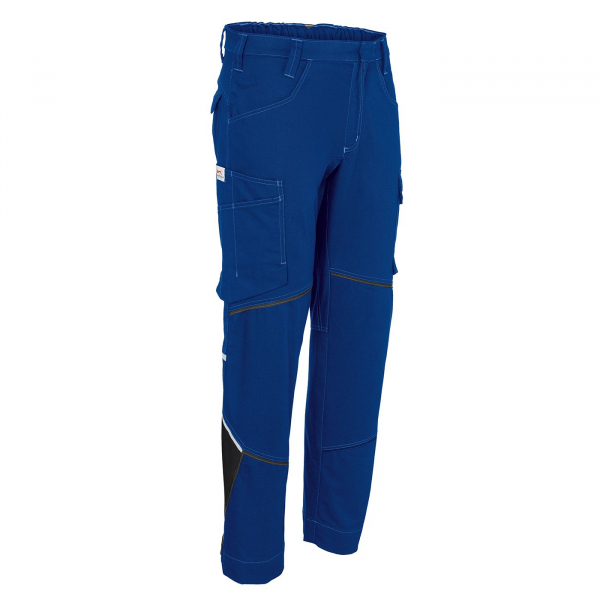 KÜBLER ICONIQ cotton Hose, kornblau/schwarz