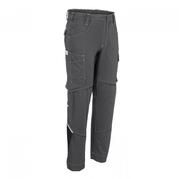 KÜBLER ICONIQ cotton Hose, anthrazit/schwarz
