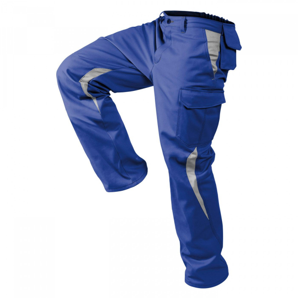 KÜBLER-IMAGE DRESS NEW DESIGN Hose LIGHT, 240 g/m², kornblau/mittelgrau