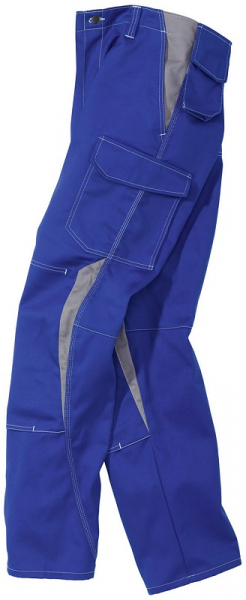 KÜBLER-Workwear, Image-Dress-Arbeits-Berufs-Bund-Hose, ca. 320g/m², kbl.blau/mittelgrau