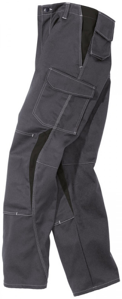 KÜBLER-Workwear, Image-Dress-Arbeits-Berufs-Bund-Hose, ca. 320g/m², anthrazit/schwarz