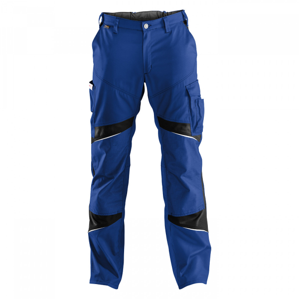 KÜBLER-Workwear, Activiq-Arbeits-Berufs-Bund-Hose, High, ca. 270g/m², kbl.-blau/schwarz