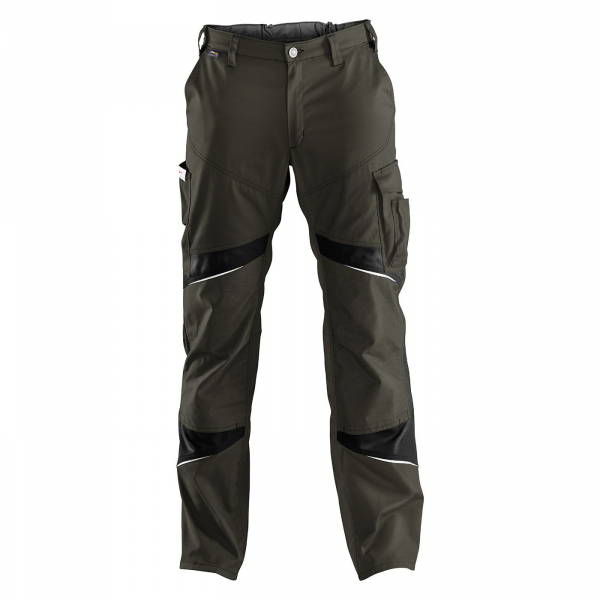 KÜBLER-Workwear, Activiq-Arbeits-Berufs-Bund-Hose, High, ca. 270g/m², oliv/schwarz