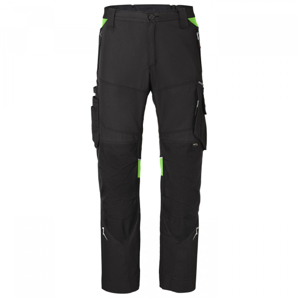 KÜBLER PULSE POWER Bundhose, 285 g/m², schwarz/neongrün