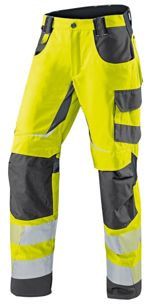 KÜBLER-Warnschutz, REFLECTIQ Sommerhose, warngelb / anthrazit