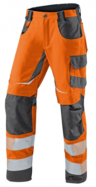 KÜBLER-Warnschutz, REFLECTIQ Sommerhose, warnorange / anthrazit