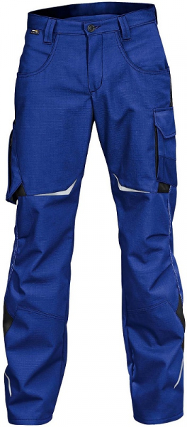 KÜBLER-Workwear, Arbeits-Berufs-Bund-Hose, Low,PULSSCHLAG kornblau/schwarz