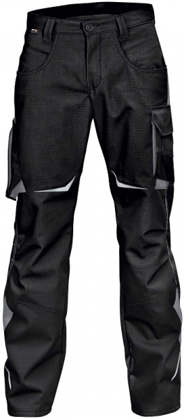 KÜBLER-Workwear, Arbeits-Berufs-Bund-Hose, Low,PULSSCHLAG schwarz/anthrazit