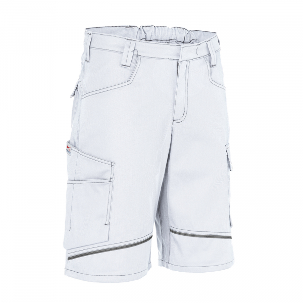 KÜBLER ICONIQ cotton Shorts, weiß/anthrazit