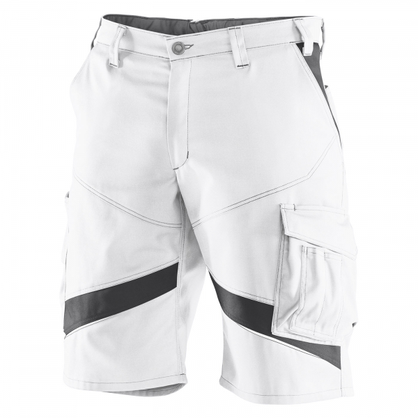 KÜBLER-Workwear, Activiq-Arbeits-Berufs-Shorts, ca. 270g/m², weiß/anthrazit