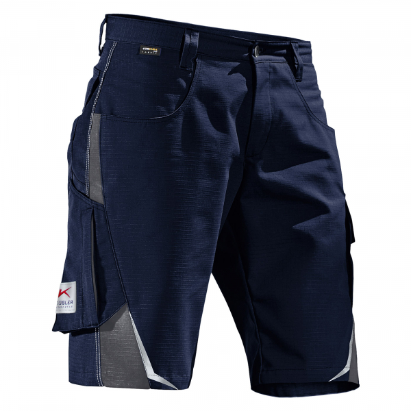 KÜBLER-Workwear, Pulsschlag-Arbeits-Berufs-Bermuda, ca. 260g/m², dunkelblau/anthrazit