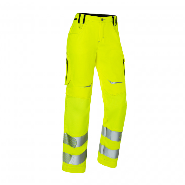 KÜBLER- Damenhose, REFLECTIQ, PSA 2, ca. 270 g/m², warngelb