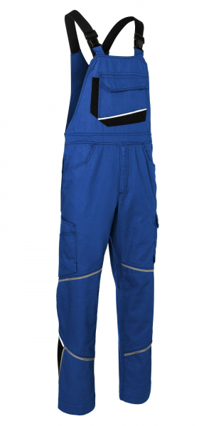 KÜBLER ICONIQ Latzhose, kornblau/schwarz