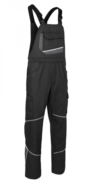 KÜBLER ICONIQ Latzhose, schwarz/anthrazit