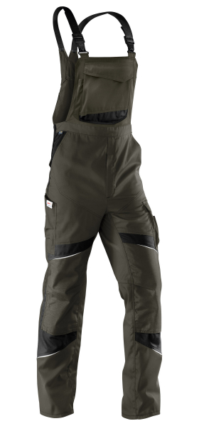 KÜBLER-Workwear, Activiq-Arbeits-Berufs-Latz-Hose, ca. 270g/m², oliv/schwarz