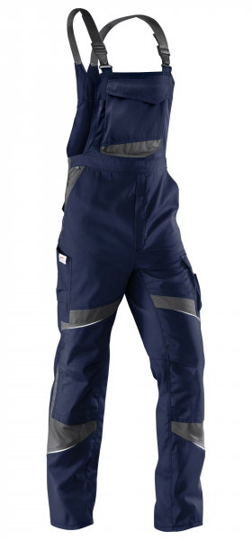 KÜBLER-ACTIVIQ Cotton-Latzhose High PSA 2, dunkelblau/anthrazit