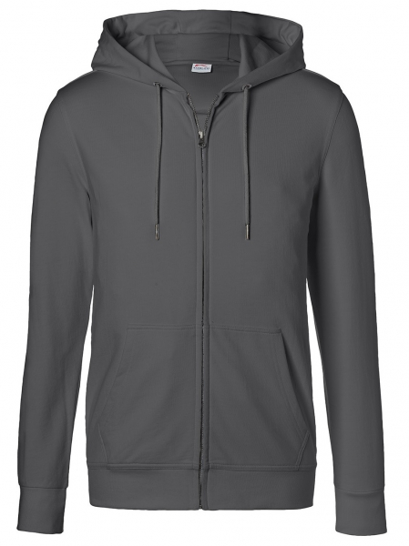 KÜBLER-Worker-Shirts, Workwear-Kapuzen-Sweatjacke, 300 g/m², anthrazit