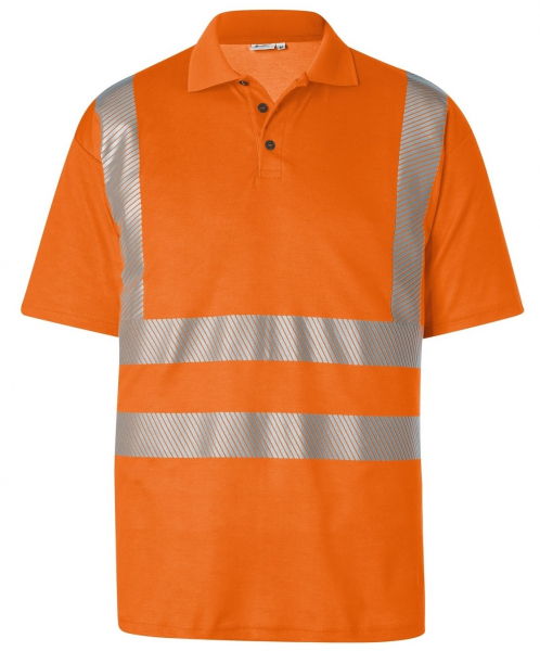 KÜBLER-Warnschutz, REFLECTIQ Polo-Shirt, PSA 2, ca.180g/m², warnorange