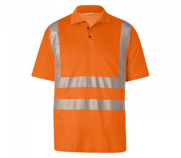 KÜBLER-Poloshirt REFLECTIQ, PSA 2, ca. 180 g/m², warnorange