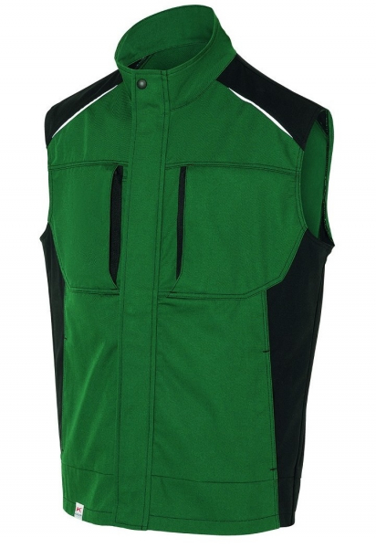 KÜBLER-Workwear, Activiq-Arbeitsweste, 270 g/m², moosgrün/schwarz