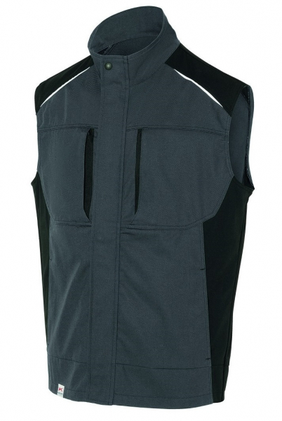 KÜBLER-Workwear, Activiq-Arbeitsweste, 270 g/m², anthrazit/schwarz