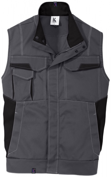 KÜBLER-Workwear, Image-Dress-Weste, ca. 320g/m², anthrazit/schwarz