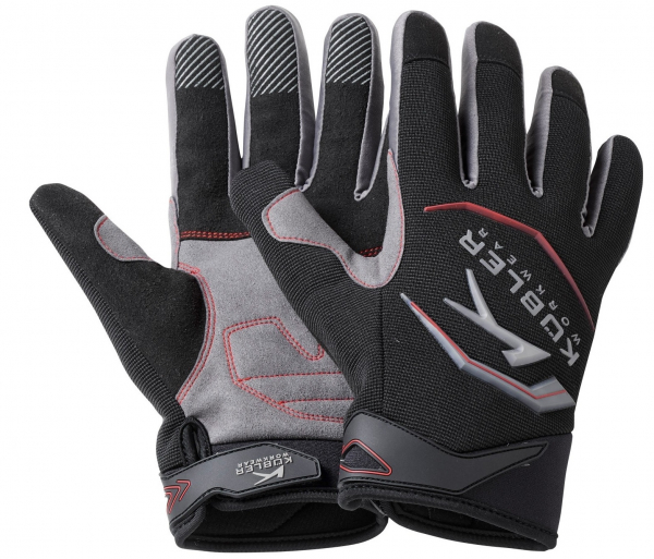 KÜBLER-Workwear, Arbeitshandschuhe, Neopren, ca. 300g/m², schwarz/mittelgrau