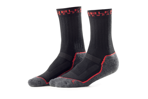 KÜBLER-Funktions-Arbeits-Berufs-Socken, Doppelpack, ca. 300g/m², schwarz/anthrazit