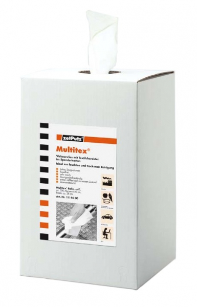 ZVG-Multitex Rolle im Spenderkarton, weiß, 300 Abrisse