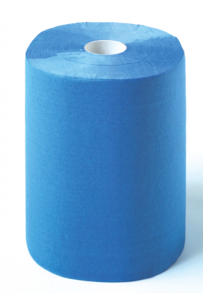 ZVG-Multiclean plus Rolle, blau, 2-lagig, ca. 500 Abrisse, VE: 2 Ro.