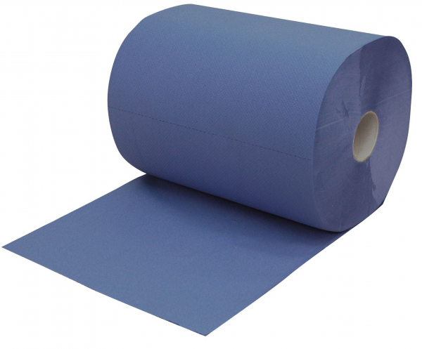 ZVG-Multiclean plus Rolle, blau, 3-lagig, ca. 500 Abrisse, VE: 2 Ro.