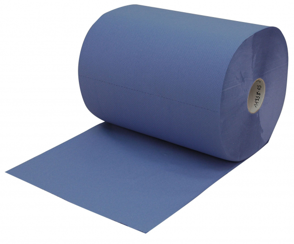 ZVG-Multiclean Putztuchrolle, blau, 3-lagig, ca. 500 Abrisse, VE: 2 Ro.