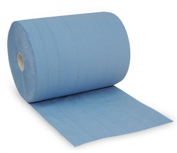 ZVG-Multiclean Putztuchrolle, blau, 2-lagig, ca. 1.000 Abrisse, VE: 2 Ro.
