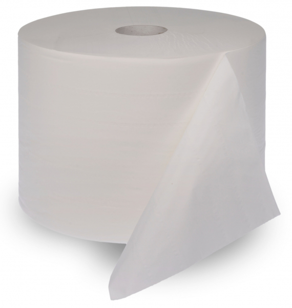 ZVG-Multisoft Poliertuchrolle, weiß, 4-lagig, ca. 1.000 Abrisse, VE: 1 Ro.