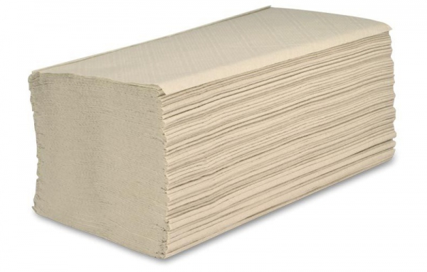 ZVG-Falthandtücher, natur, Tissue 2-lagig, VE: 3.200 Tücher (20x160)