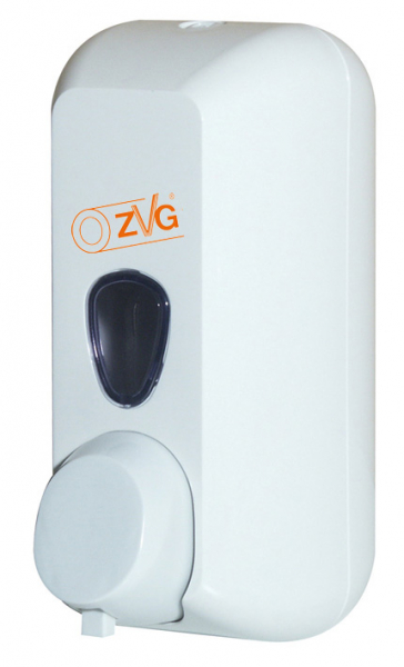 ZVG-Schaumseifenspender, 500 ml, weiß aus Kunststoff, VE: 6 Stück