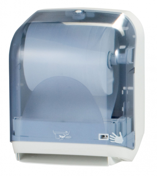 ZVG-Rollenhandtuchspender m. Sensor, transparent, VE: 1 Stück