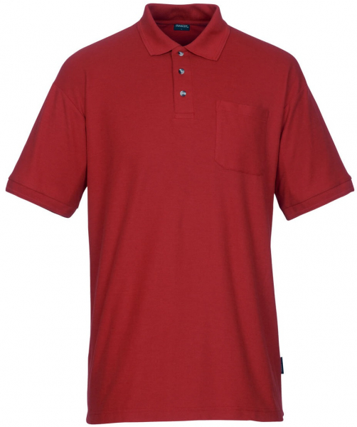 MASCOT-Worker-Shirts, Polo-Shirt, Borneo, 180 g/m², rot