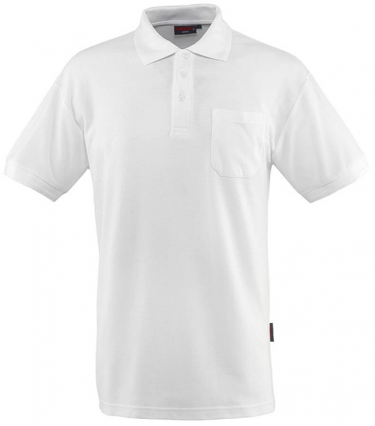 MASCOT-Worker-Shirts, Polo-Shirt, Borneo, 180 g/m², weiß