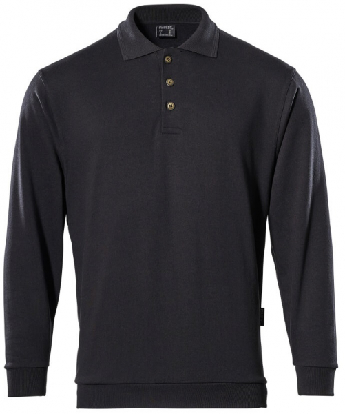 MASCOT-Worker-Shirts, Polo-Sweatshirt, Trinidad, 310 g/m², schwarz