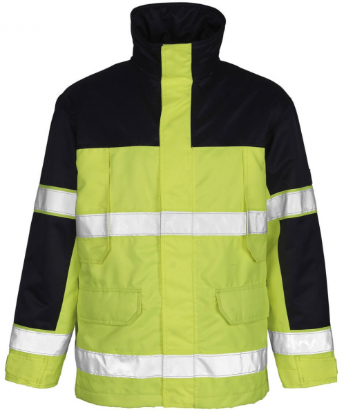 MASCOT-Workwear, Warnschutz-Jacke, Savona, 240 g/m², gelb/marine