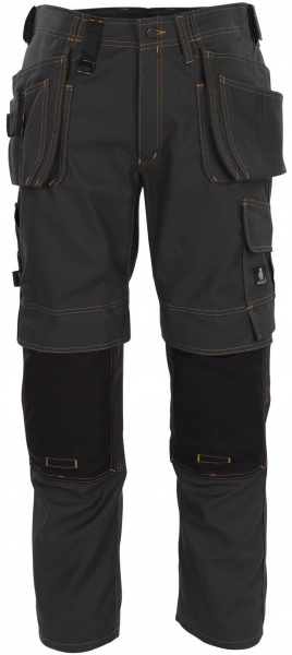 MASCOT-Workwear, Arbeits-Berufs-Bund-Hose, Almada, 76 cm, 310 g/m², dunkelanthrazit