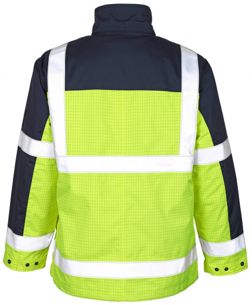 MASCOT-Workwear, Warnschutz-Jacke, Lungern, 230 g/m², gelb/marine